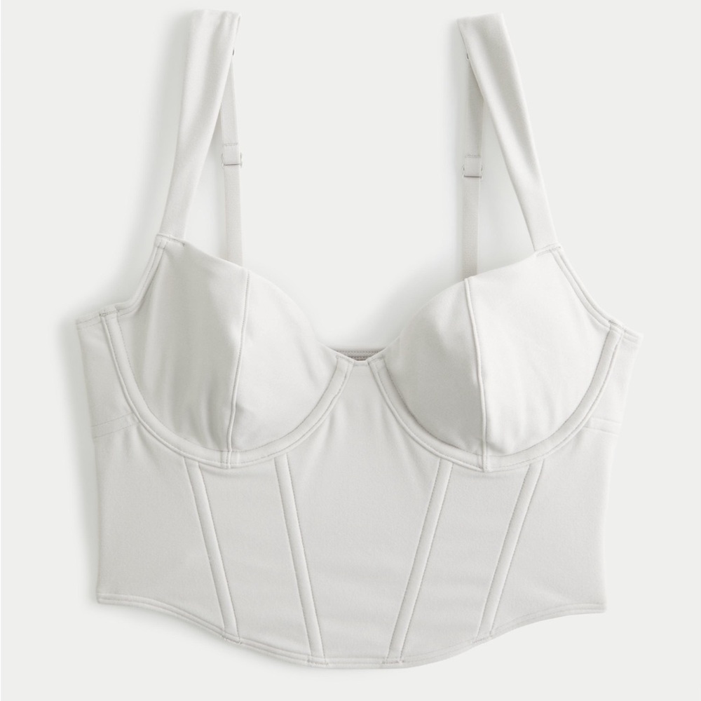 Hollister Gilly Hicks white corset top